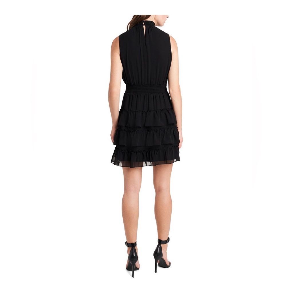 MSK Petite Smocked Ruffled Dress - Picture 2 of 3